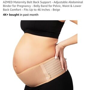Beige Maternity Belly Band
